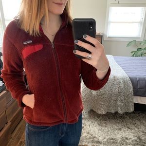 Patagonia full zip fuzzy jacket